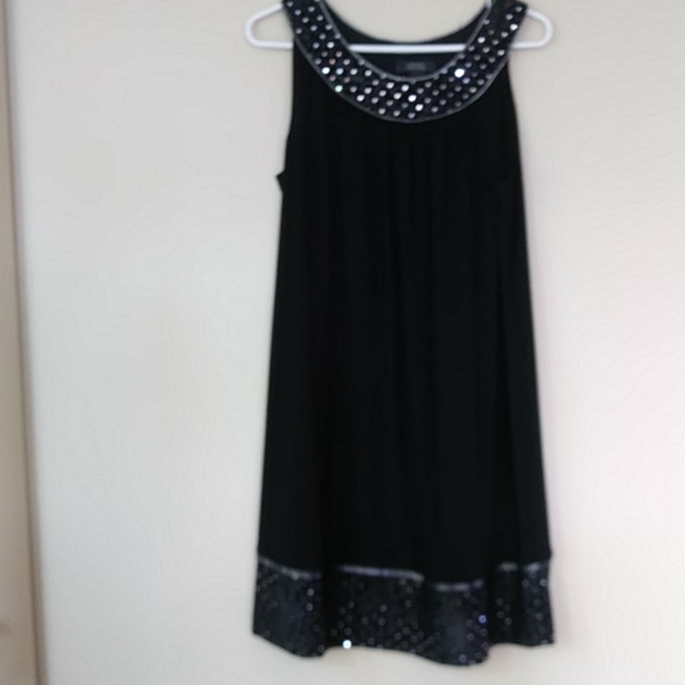 Dress Barn Sparkle Stretch Dress 10 - Picture 1 of 12